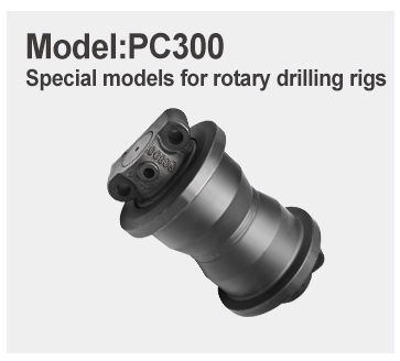 Factory Price PC300 Lug-Pattern Excavator Track Roller Bottom Roller for 30-Ton Komatsu PC300-Series