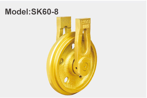 SK60-8 Excavator Front Idler Assy for Kobelco 6-Ton Models