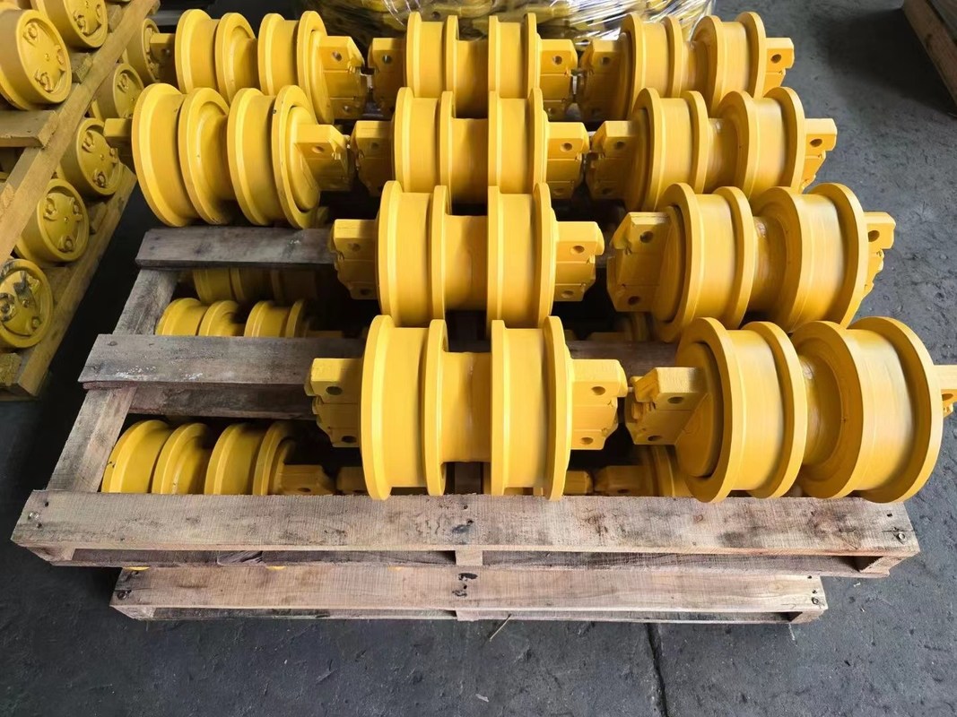 100kg Track Roller For Excavator Proven By Quenching And Tempering