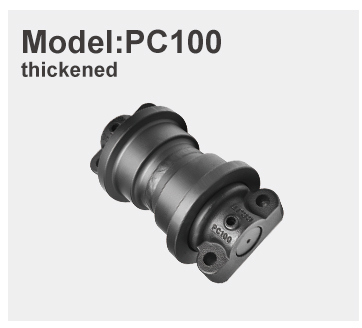 Factory Price PC100 Lug-Pattern Excavator Track Roller Bottom Roller for 10-Ton Komatsu PC100-Series