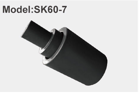 SK60-7 Flanche à 6 boulons pour rouleau supérieur d'excavatrice OEM